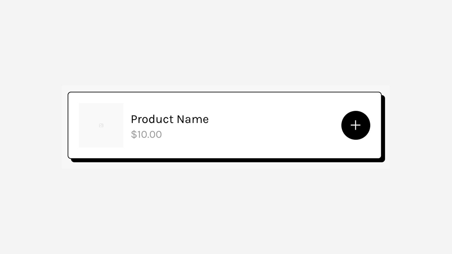 Solid Shadow Style - Product Add Ons preview