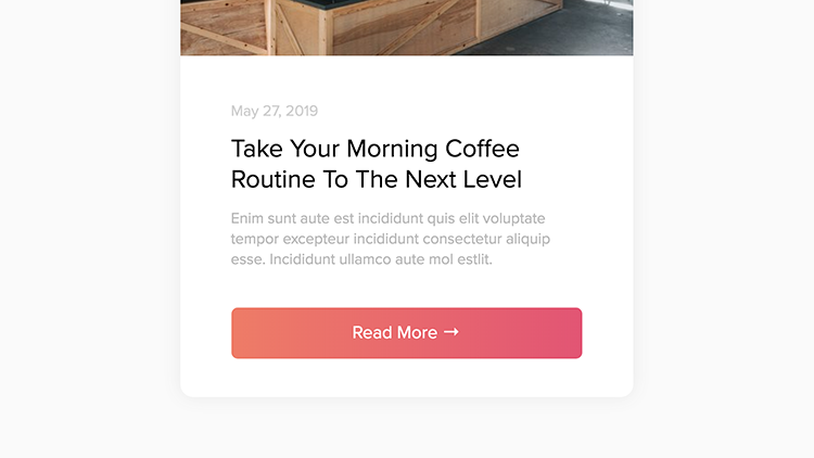 Full Width "Read More" Button preview