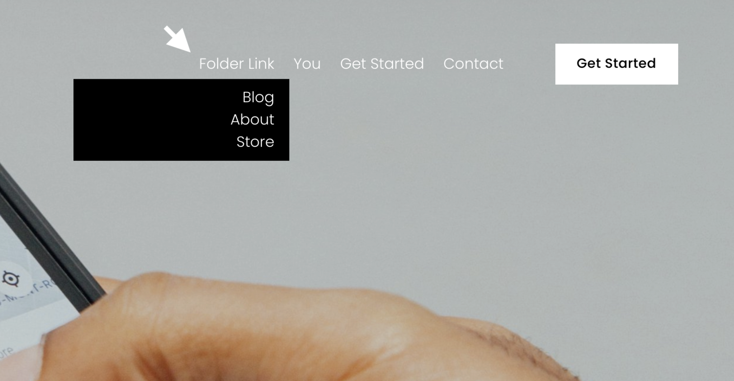 Turn Off Folder Title Links preview