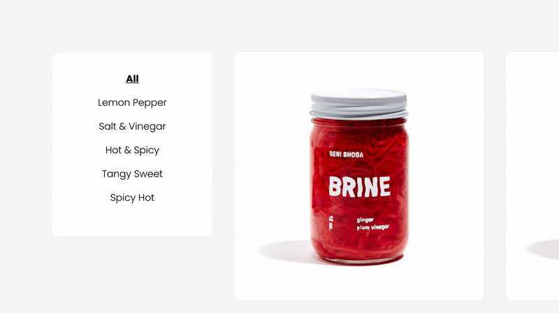 Sticky Product Category Sidebar + Styles preview