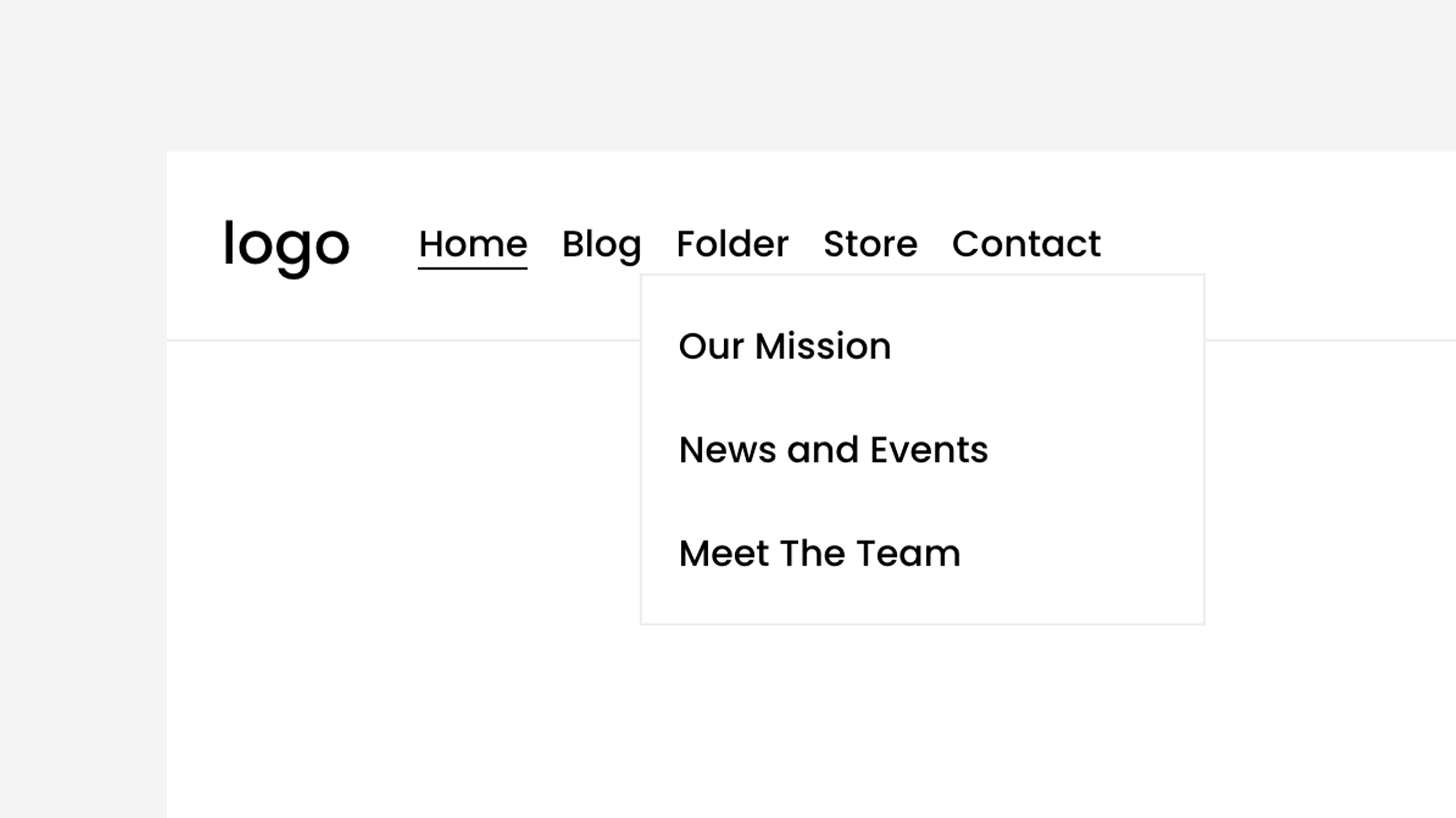 Better Link Spacing - Navigation Dropdown preview
