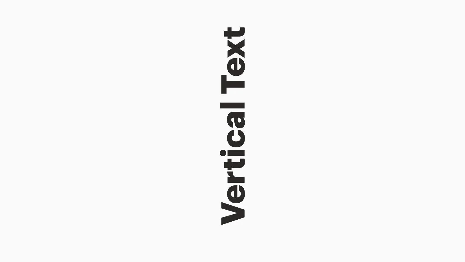 Easy Vertical Text preview