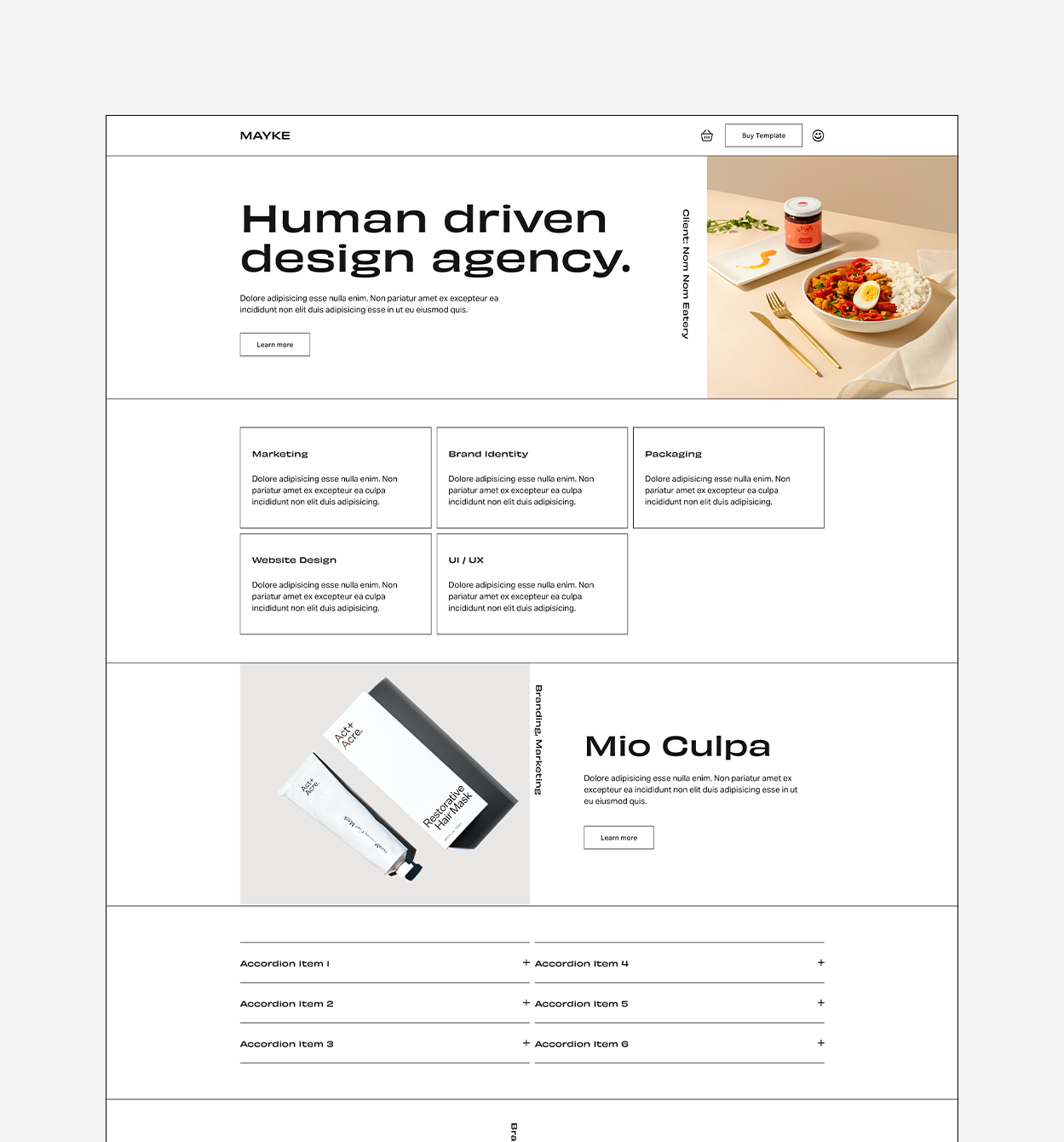 Mayke Template branded preview