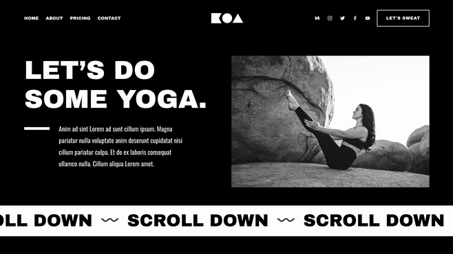 Full Width Scroll Block (7.1 Version) preview