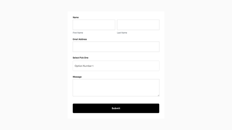 Minimal Form Style preview