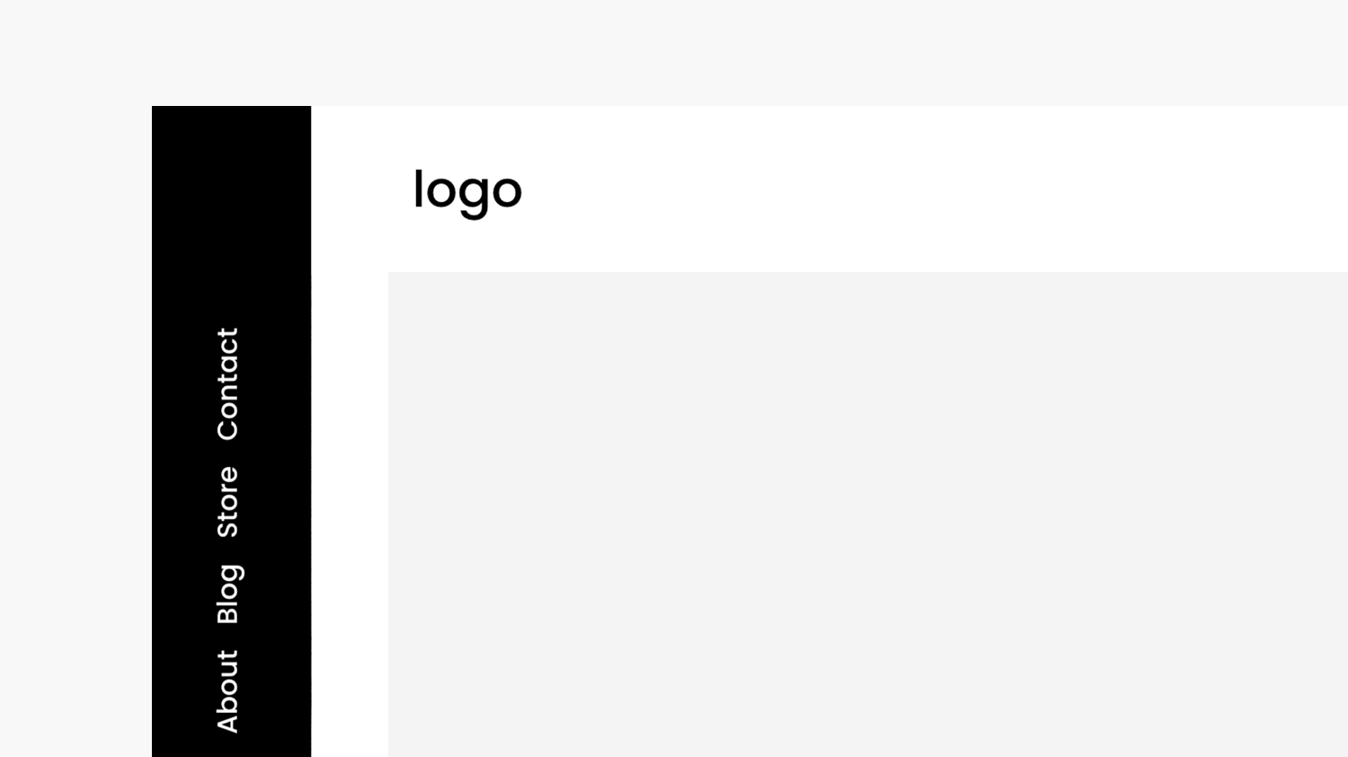 Vertical Navigation - Site Header preview