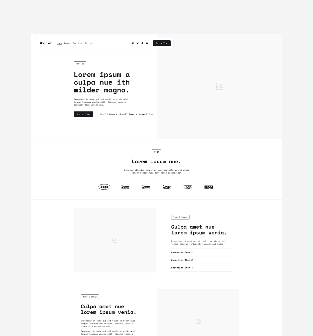 Wallet Template Design Kit paper preview