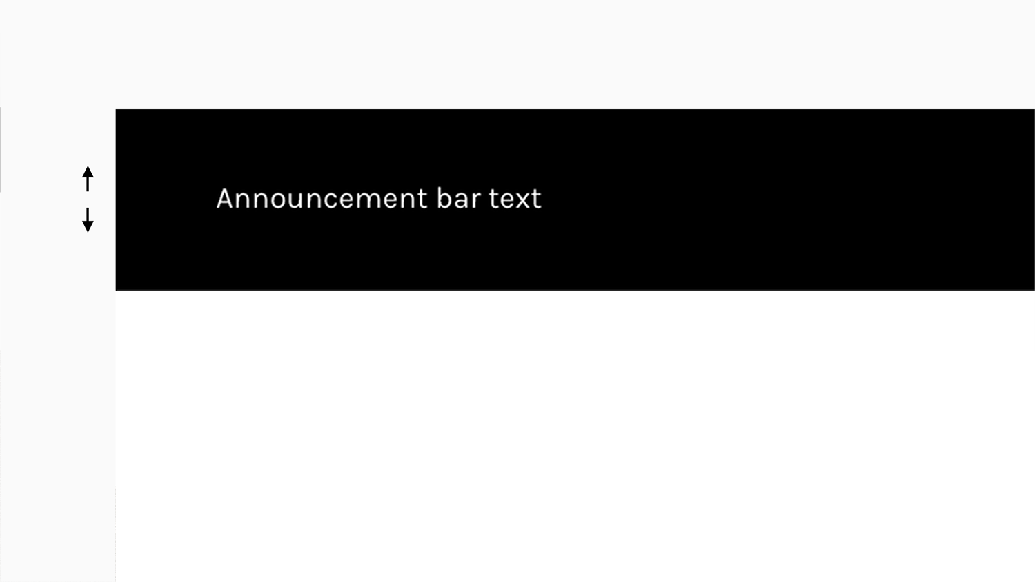 Taller Style - Announcement Bar preview