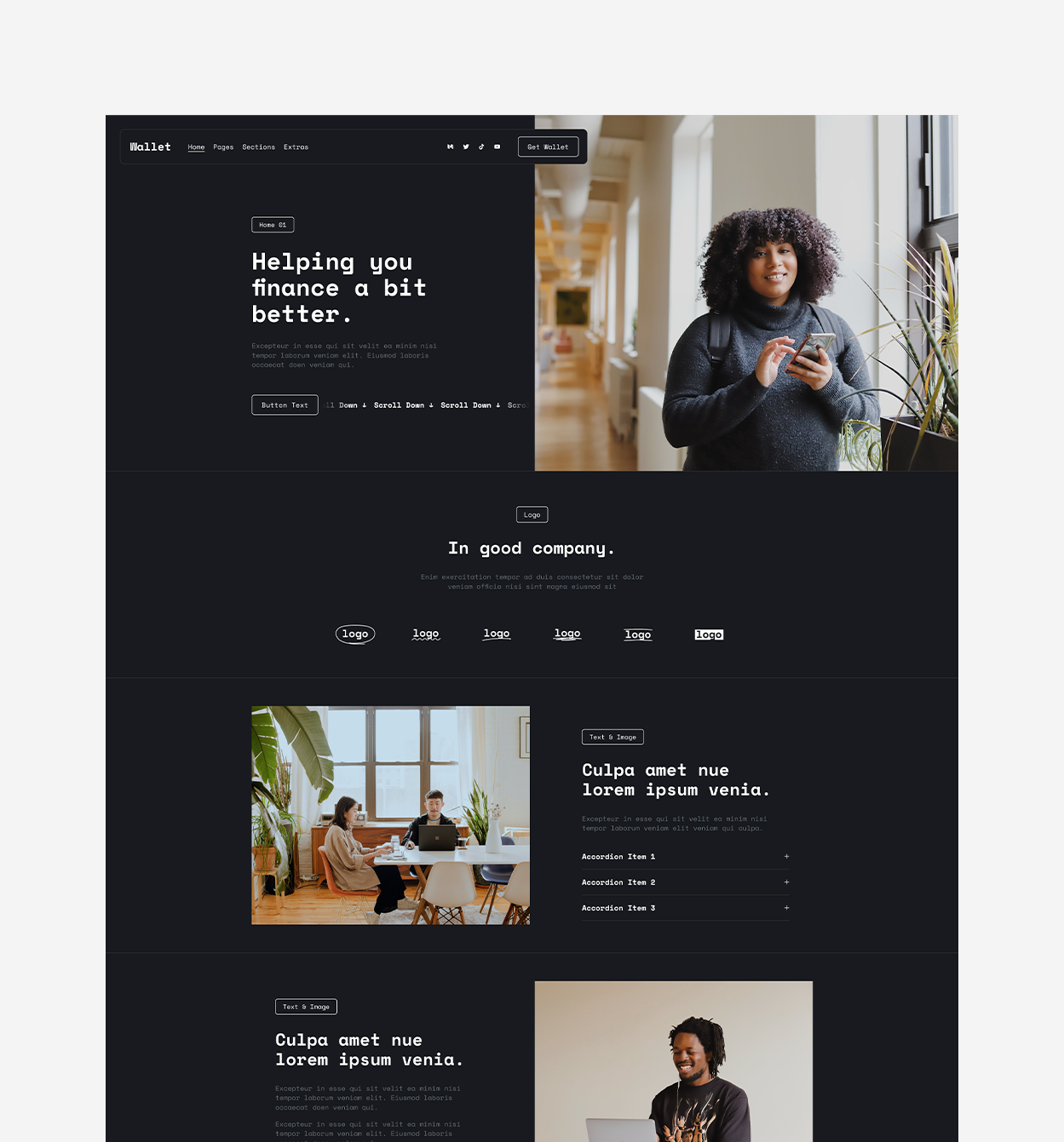Wallet Template Design Kit branded preview