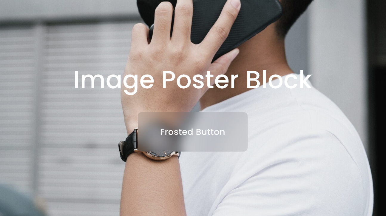 Frosted and Blurred Image Poster Button preview