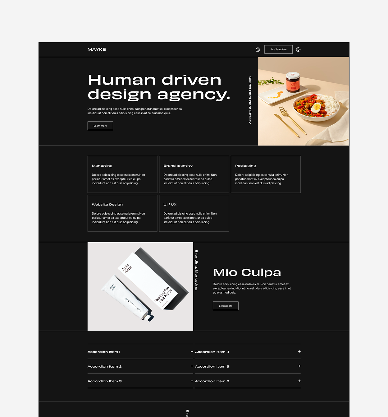 Mayke Template branded preview